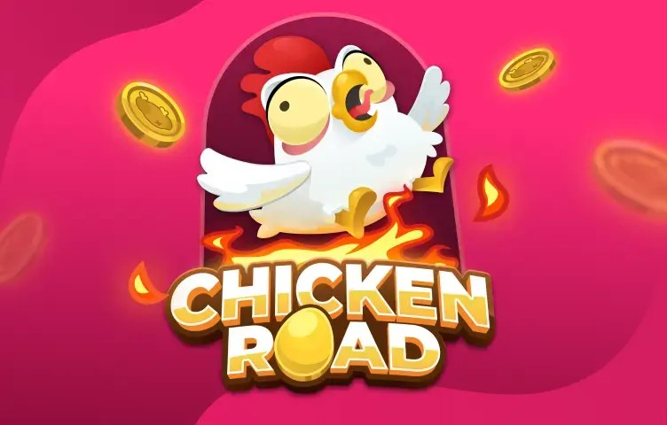 Chicken Road slot logo by InOut at Potmanni CasinoChicken Road